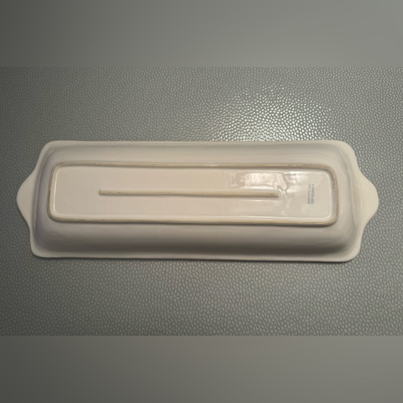 Rectangle Ceramic basket weave platter - Picture 3 of 4